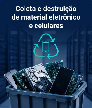 Coleta e destruição de material eletrônico e celulares - Banner