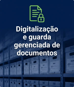 Digitalização e guarda gerenciada de documentos - Banner